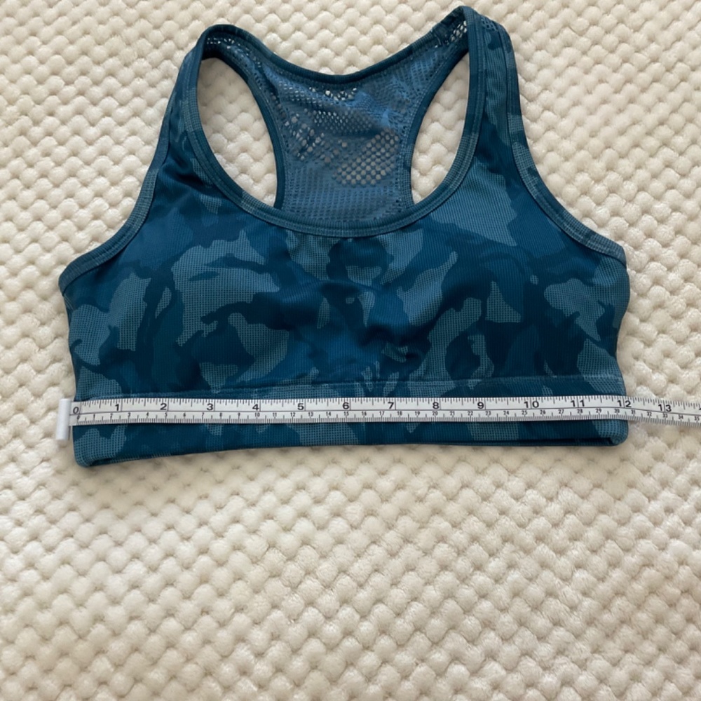 Zyia Active Blue Camo Racerback Sports Bra - Size Small - Picture 8 of 10